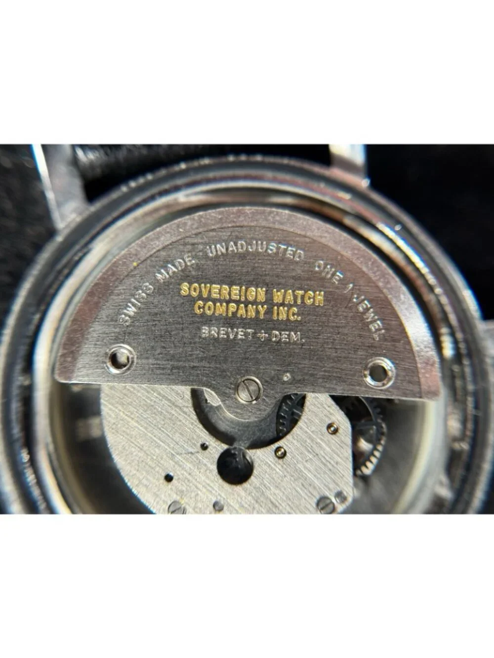 1960s Sovereign Swiss Self Winding Automatic Mens Watch Parts Repair
